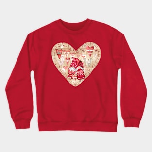 happy valentine day Crewneck Sweatshirt